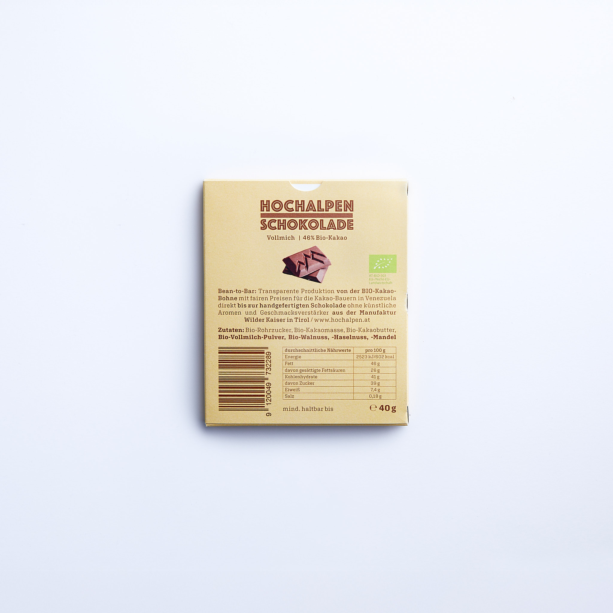 Hochalpen Vollmilch + Drei Nüsse Schokolade